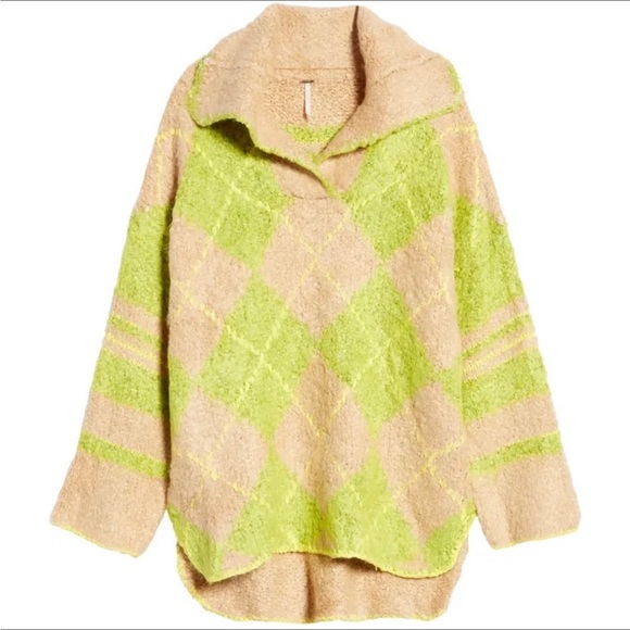 Free People Sunshine To Follow new with tags XS sweater in lemon sugar combo - Picture 2 of 9